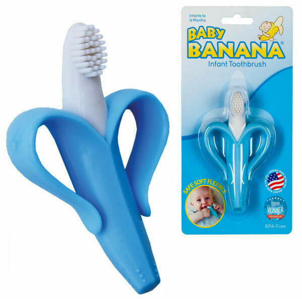 Baby Banana  První kartáček - Banán - modrý porovnat ceny