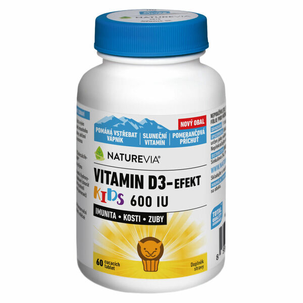 SWISS NATUREVIA Vitamin D3-Efekt Kids 60 tablet porovnat ceny