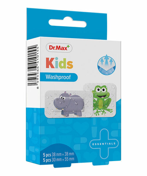 Dr.Max Kids Washproof 2 velikosti náplast 10 ks porovnat ceny