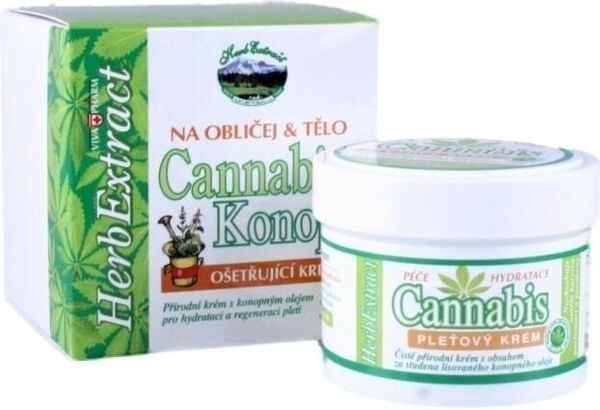 Herb Extract Cannabis Pleťový krém s konopným olejem 75ml porovnat ceny