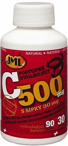 JML Vitamin C s postupným uvolňování se šípky 500mg 32 tablet porovnat ceny