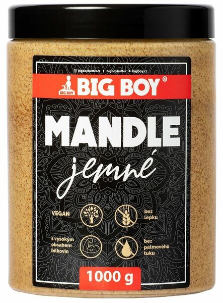 BIG BOY Mandlový krém jemný 1000g porovnat ceny