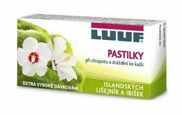 LUUF pastilky při kašli a nachlaz.s isl.lišej.20ks porovnat ceny