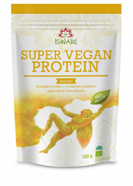 Iswari BIO Super Vegan Protein banán 250 g porovnat ceny