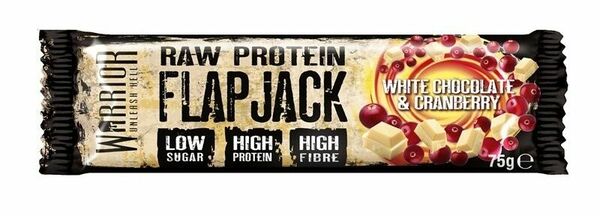 Warrior Raw Protein FlapJack white chocolate & cranberry 75g porovnat ceny