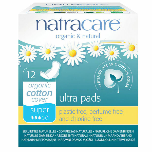 NATRACARE Menstruační vložky Ultra SUPER s křidélky 12 ks porovnat ceny