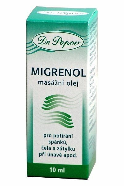Dr.Popov Migrenol - masážní olej 10g porovnat ceny
