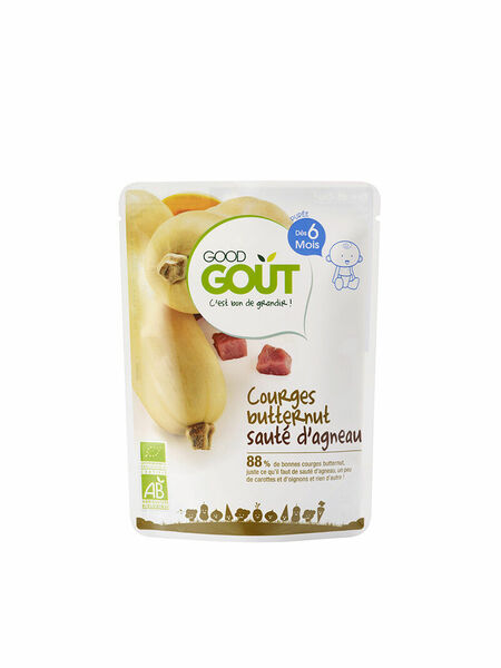 Good Gout BIO Máslová dýně s jehněčím masem 190g porovnat ceny