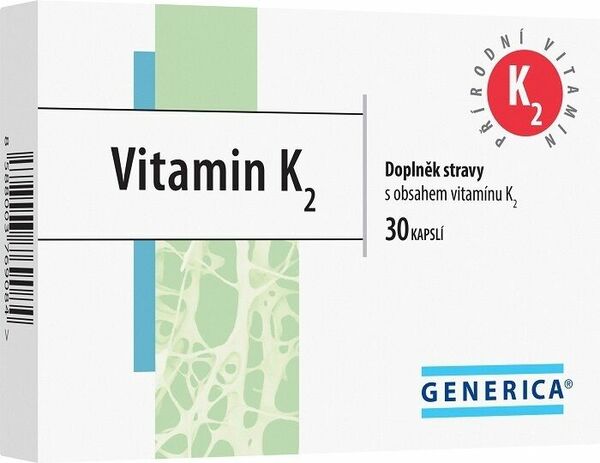 Generica Vitamin K2 30 kapslí porovnat ceny