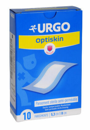 URGO OPTISKIN Pooperační nápl.transp.5.3x8cm 10ks porovnat ceny