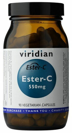 Viridian Ester-C 550mg 90 kapslí porovnat ceny