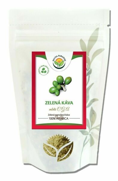 Salvia Paradise Zelená káva - Green coffee mletá CGA 150g porovnat ceny