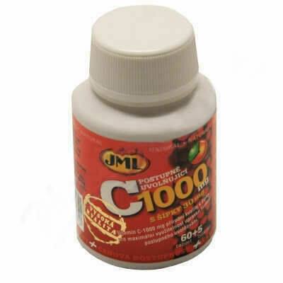 JML Vitamin C 1000mg s šípky 65 tablet porovnat ceny