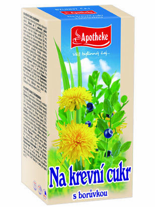 Apotheke Čaj na krevní cukr s borůvkou 20x 1,5g porovnat ceny