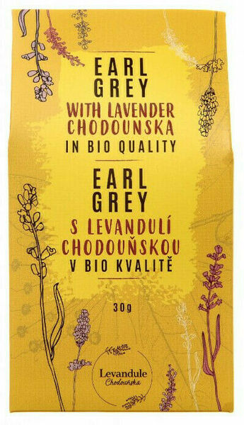 Levandule Chodouňská  ORGANIC sypaný Earl Grey s Levandulí Chodouňskou 30g porovnat ceny