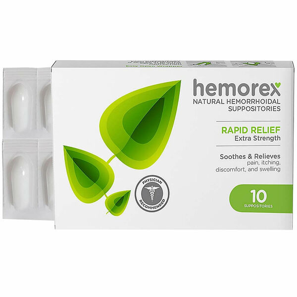 HEMOREX přírodní čípky na hemoroidy 10 ks porovnat ceny