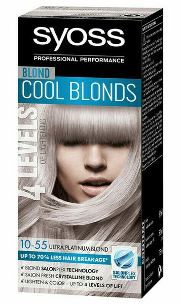 Syoss 10-55 Ultra platinová blond barva 50ml porovnat ceny
