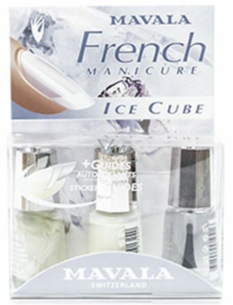 Mavala Francouzská manikúra Ice Cube lak na nehty 3x5ml porovnat ceny