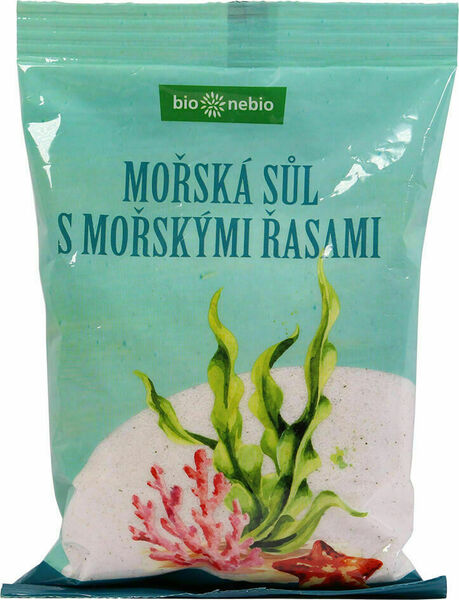 Bio nebio  bio*nebio Mořská sůl jodovaná mořskými řasami 300g porovnat ceny