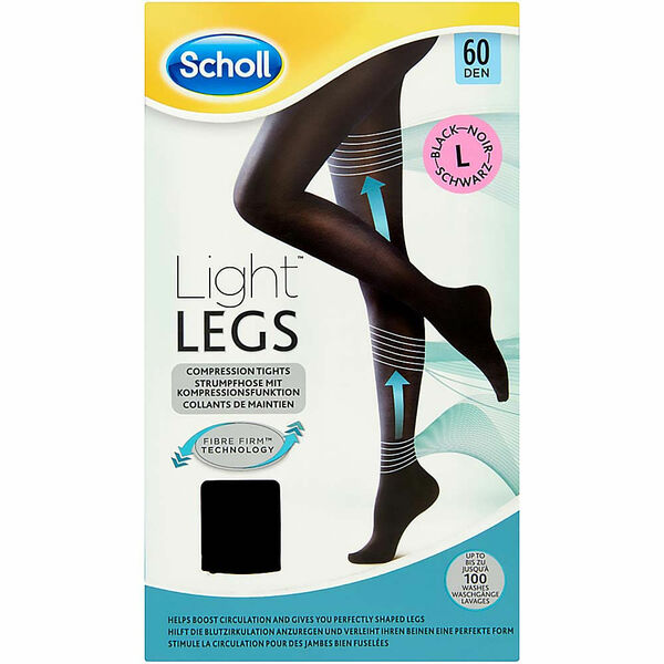 SCHOLL Light Legs Kompresní punčochové kalhoty Black L 60 DEN porovnat ceny