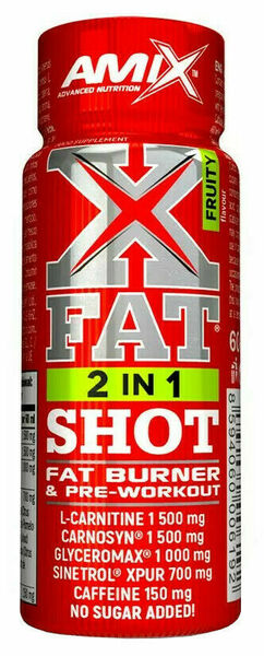 Amix XFat 2v1 Shot, Fruity 60ml porovnat ceny
