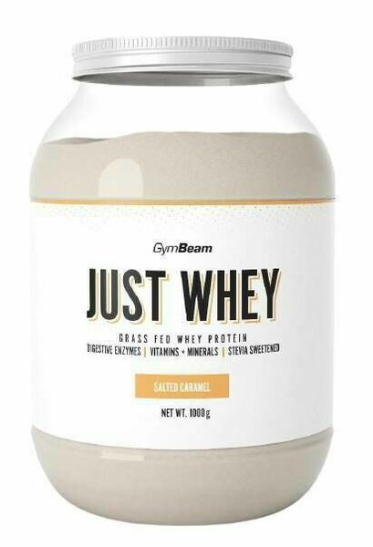 GymBeam Just Whey 1000g slaný karamel porovnat ceny