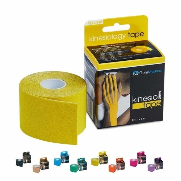 GemMedical  GM kinesiology tape 5cmx5m žlutý porovnat ceny