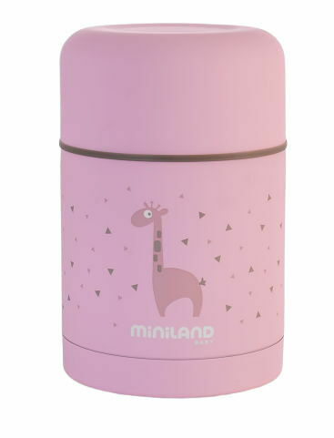 Miniland  Termoska Silky na jídlo Pink 600ml porovnat ceny