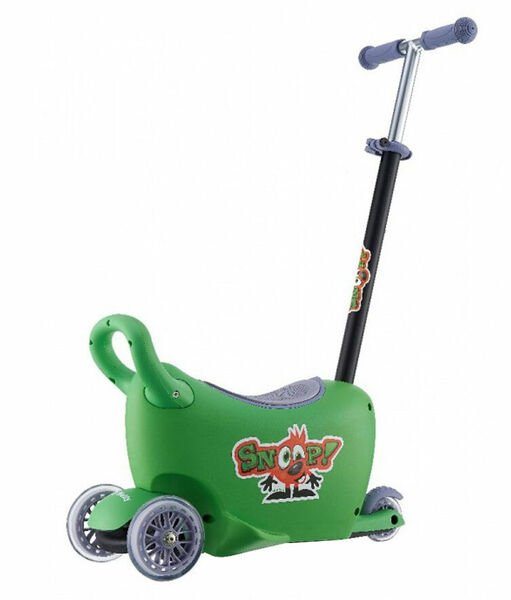 Milly Mally Dětské odrážedlo s vodící tyčí Snoop 3v1 green porovnat ceny