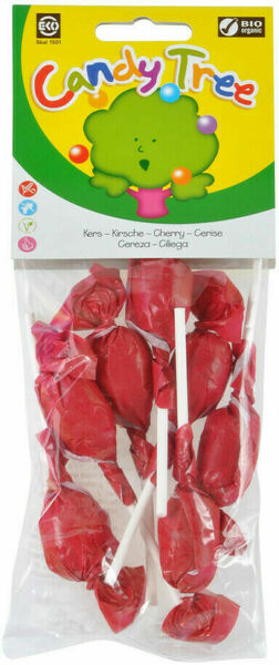 Candy Tree Lízátka s příchutí třešeň bezlepková BIO 7x10g porovnat ceny