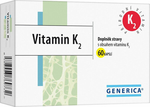 Generica Vitamin K2 60 kapslí porovnat ceny