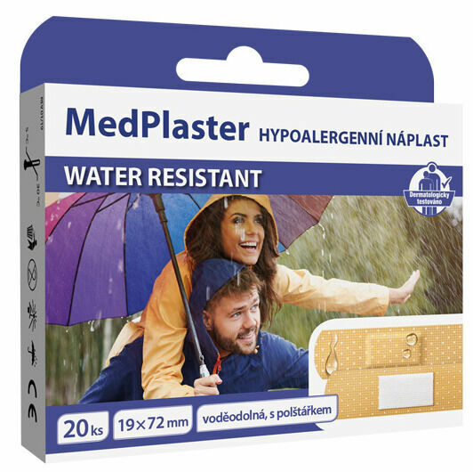MedPlaster Náplast water resistant 19x72mm 20ks porovnat ceny