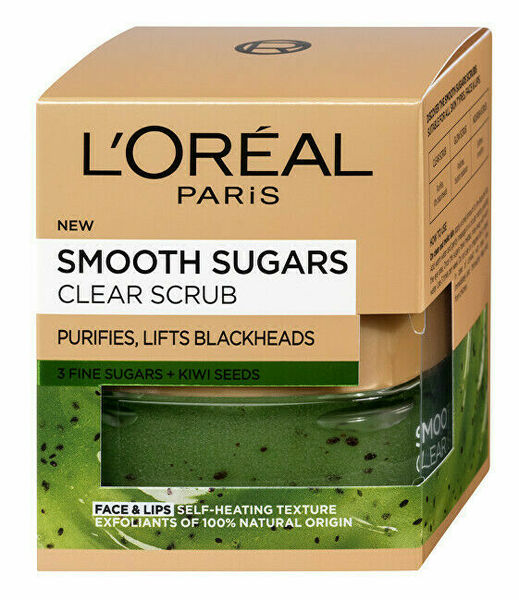L'Oréal Paris  L´Oréal Paris Smooth Sugars jemný čistící cukrový scrub pro vyčištění pleti 50ml porovnat ceny