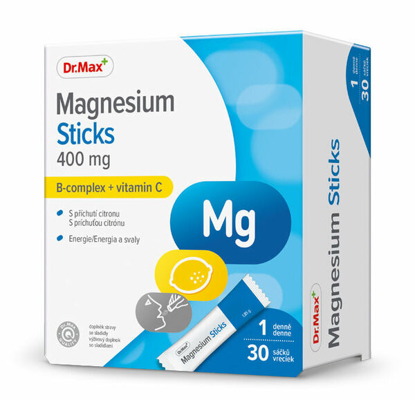 Dr.Max Magnesium Sticks 400 mg 30 sáčků porovnat ceny