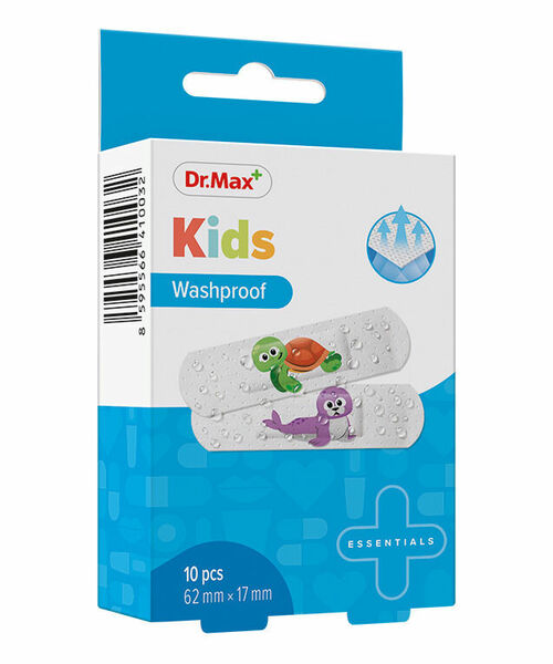 Dr.Max Kids Washproof 62mm x 17mm náplast 10 ks porovnat ceny