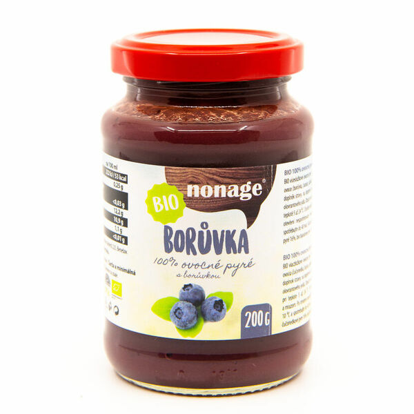 Nonage Bio Borůvkové ovocné pyré 200g porovnat ceny