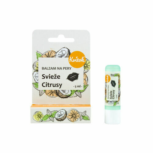 Kvitok Balzám na rty Svěží citrusy 5ml porovnat ceny