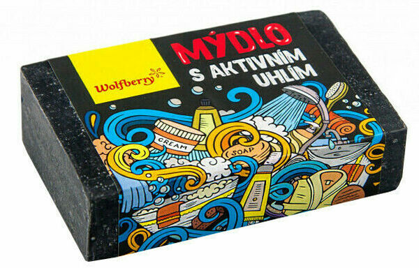 Wolfberry Mýdlo s aktivním uhlím 90g porovnat ceny