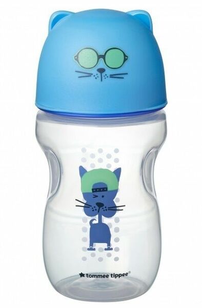 Tommee Tippee Hrnek s pítkem Soft Blue 12m+ 300ml porovnat ceny