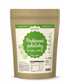 GreenFood Nutrition Proteinové palačinky bez lepku a laktózy kukuřičné 500g porovnat ceny