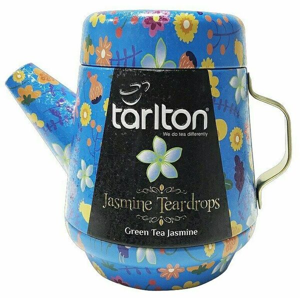Tarlton - Venture Tea  TARLTON Tea Pot Jasmine Teardrops Green Tea plech 100g porovnat ceny