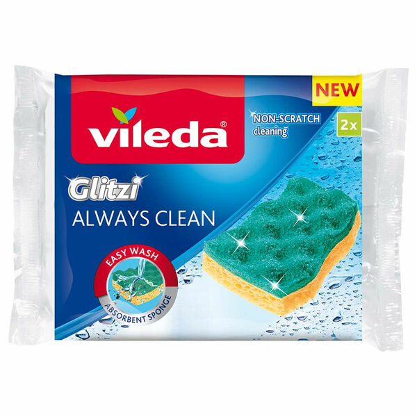 VILEDA Glitzi Always Clean viskózní houb 2ks porovnat ceny