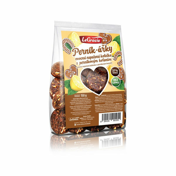 LEGRACIE Ovocné nepečené sušenky Perník-ářky 150 g porovnat ceny