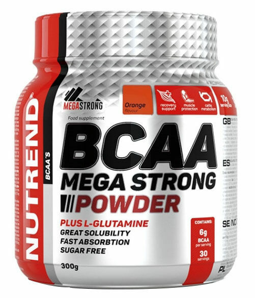Nutrend  BCAA MEGA STRONG POWDER 300 g pomeranč porovnat ceny
