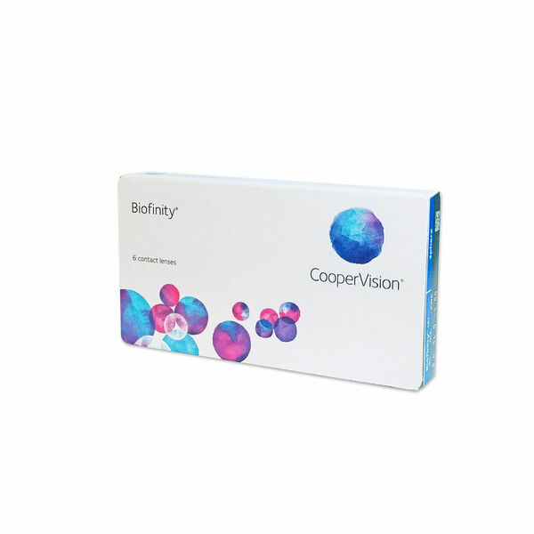 COOPERVISION Biofinity měsíční čočky 6 kusů, Průměr: 14,0, Zakřivení: 8,6, Počet dioptrií: +3,25, Počet kusů v balení: 6 ks porovnání ceny
