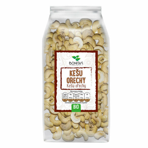 BONITAS Bio Kešu orechy 500g porovnat ceny