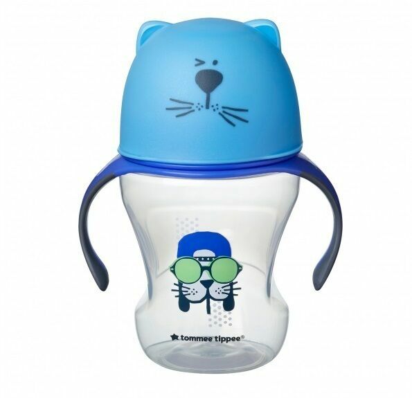 Tommee Tippee Hrnek s pítkem Soft Blue 6m+ 230ml porovnat ceny