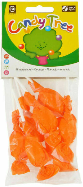 Candy Tree Lízátka s příchutí pomeranč bezlepková BIO 7x10g porovnat ceny