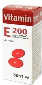 Zentiva Vitamin E  Vitamin E 200 Zentiva 200mg 30 tobolek porovnat ceny