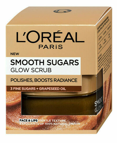 L'Oréal Paris  L´Oréal Paris Smooth Sugars jemný rozjasňující cukrový scrub pro rozjasnění pleti 50ml porovnat ceny